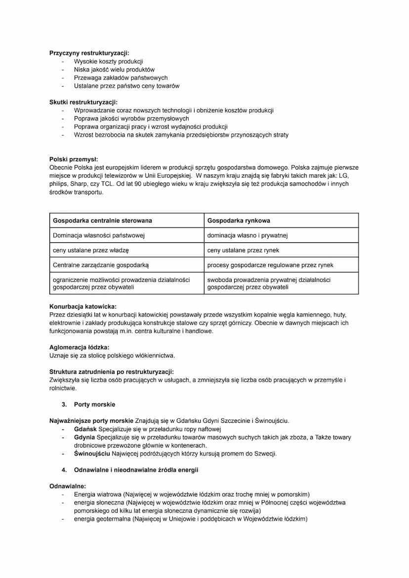1. Zanieczyszczenia środowiska:
przemysłowe:
Geografia
sprawdzian
dział III
część 2
mają największy udział w wytwarzaniu zanieczyszczeń
prod
