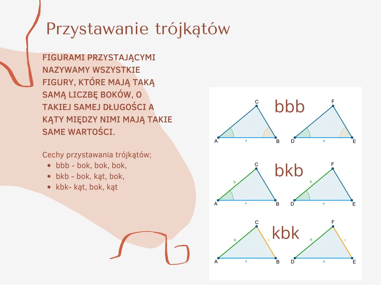Figury
geometryczne
płaszczyźnie
AUTOR; @SARSOON_ Rodzaje trójkątów
• równoboczny,
równoramienny,
●
• równoboczny,
prostokątny,
ostrokątny,
