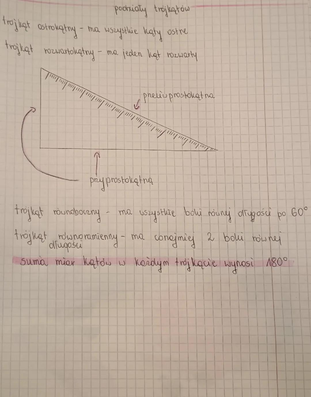 Mate
geometria
e
mato yo he a
kąt prosty - jego ramiona są prostopodle ma 90°
Kąt ostry - jest mniejszy at Kęta prostego
Kąt potpelny - jego