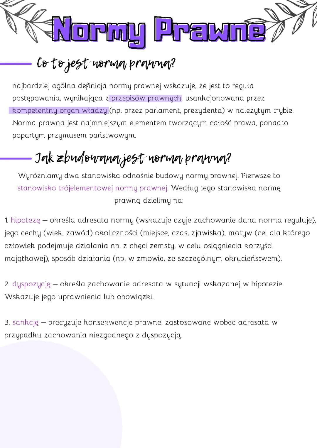 Budowa i Rodzaje Norm Prawnych - Przykłady i Hipotezy