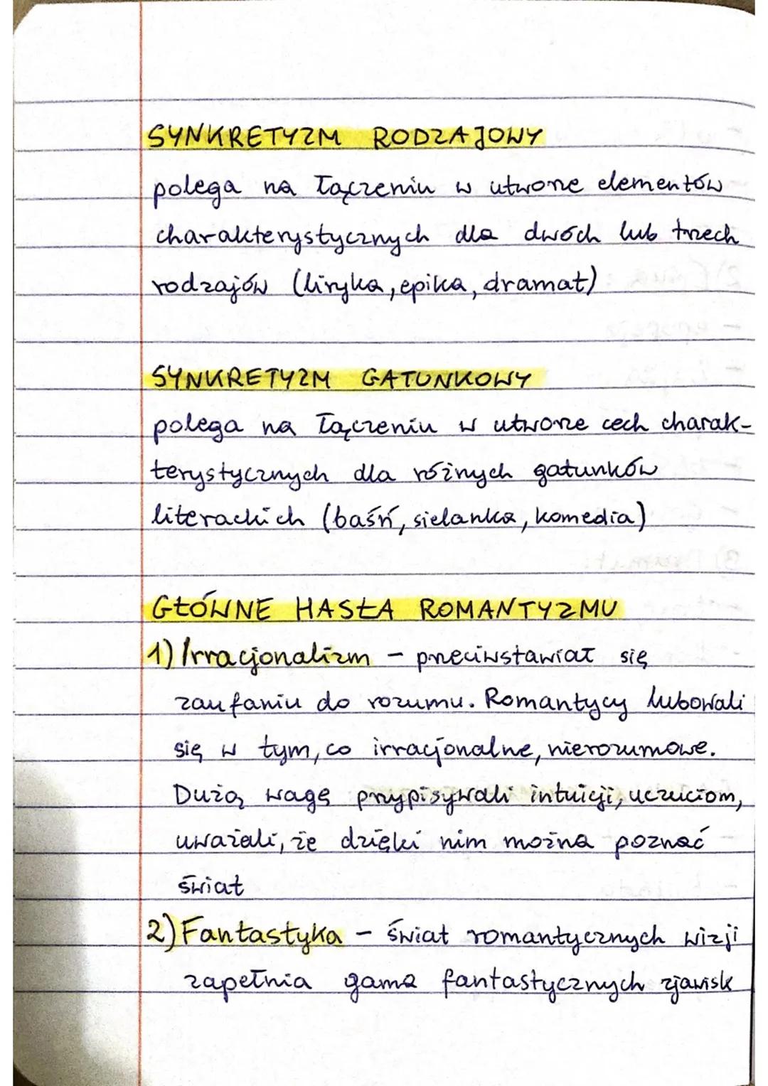 14.11.
2022r.
Lekija
Temat: Wstęp do romantyzmu.
Romantyzm (fr. romantisme, od roman
powieść opowieść) - epoka w historii sztuki
i literatur