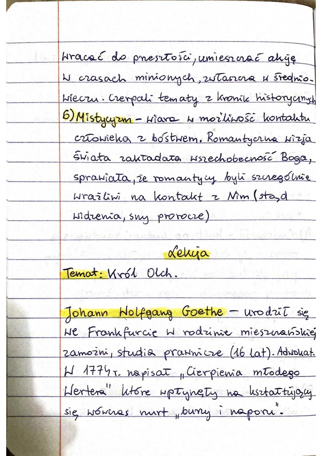 14.11.
2022r.
Lekija
Temat: Wstęp do romantyzmu.
Romantyzm (fr. romantisme, od roman
powieść opowieść) - epoka w historii sztuki
i literatur