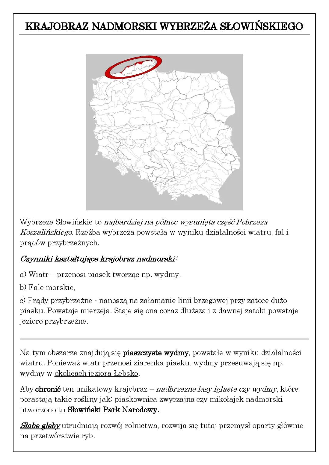 Przepiękny Krajobraz Słowińskiego Wybrzeża