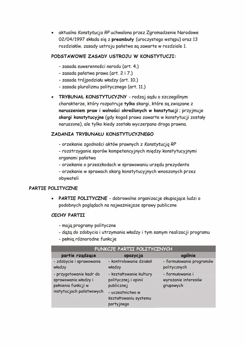 PAŃSTWO I JEGO FUNKCJE
●
●
ustrój demokratyczny rzeczypospolitej polskiej
symbole państwa to:
hymn
flaga
-godło
CECHY PAŃSTWA
●
●
państwo tw