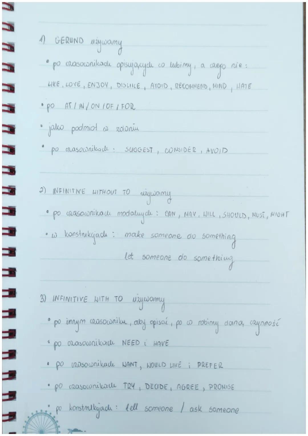 4) GERUND
оро
opisujaxyci
lubimy, a cargo
саддо
LIKE, LOVE, ENJOY, DISLICE, AVOID, RECOMMEND, MIND, HATE
S
• po AT/IN / ON / OF / FOR
jako p