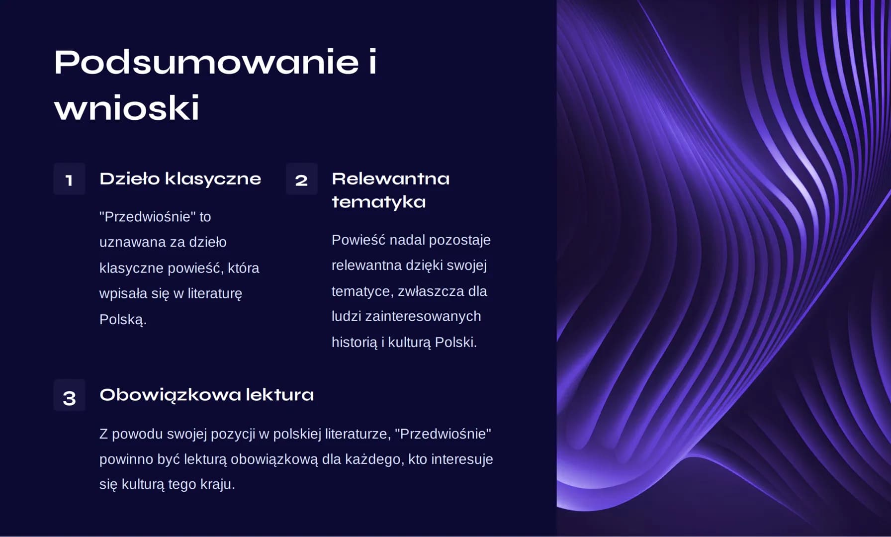 SU 54
Jan
"Przedwiośnie"
"Przedwiośnie" to polska powieść historyczna z 1924 roku napisana
przez Stefana Żeromskiego. Opowiada o młodym chło