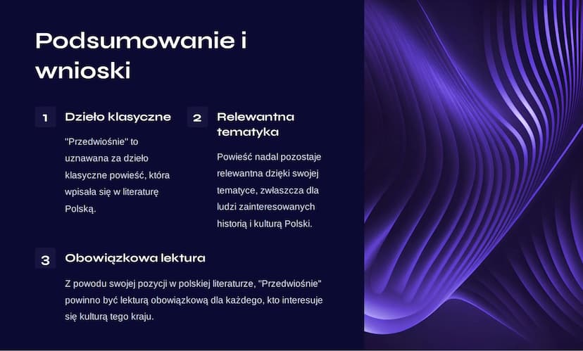 SU 54
Jan
"Przedwiośnie"
"Przedwiośnie" to polska powieść historyczna z 1924 roku napisana
przez Stefana Żeromskiego. Opowiada o młodym chło