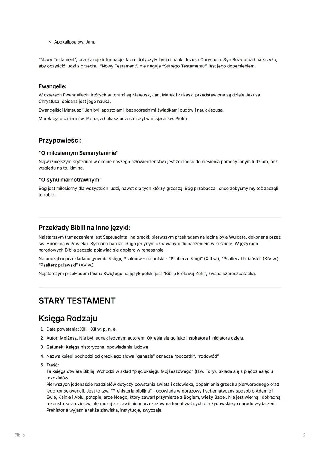 # Biblia

Biblia

= Tags Antyk

Select Obowiązuje na mature

Umiem

## Wprowadzenie:

Biblia, to inaczej "Pismo Święte Starego i Nowego Test