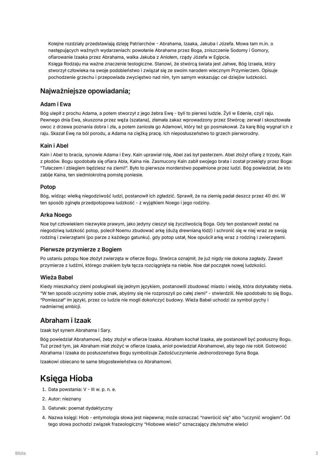 # Biblia

Biblia

= Tags Antyk

Select Obowiązuje na mature

Umiem

## Wprowadzenie:

Biblia, to inaczej "Pismo Święte Starego i Nowego Test
