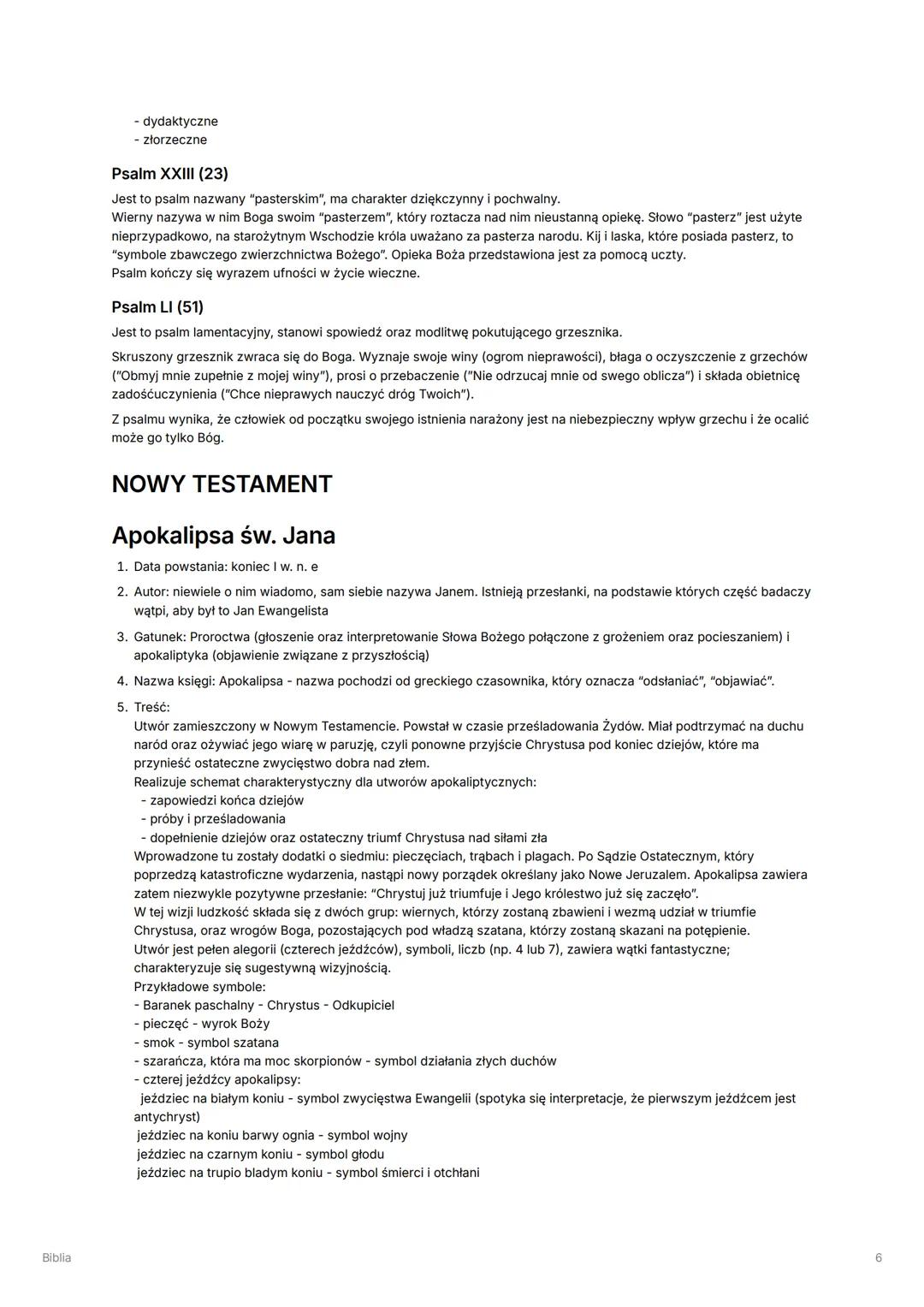 # Biblia

Biblia

= Tags Antyk

Select Obowiązuje na mature

Umiem

## Wprowadzenie:

Biblia, to inaczej "Pismo Święte Starego i Nowego Test