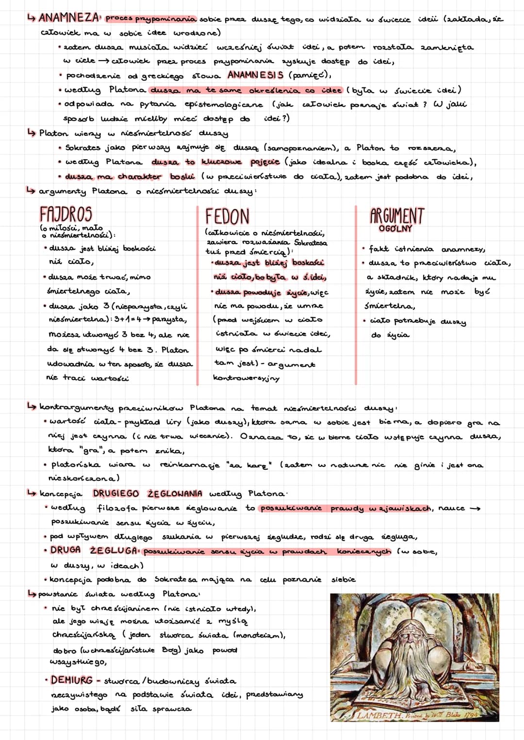 Luczeń Sokratesa,
↳jego filozofia to IDEALIZM (zaprzeczenie realizmu, coś nierealnego),
↳ zakładał on istnienie IDEI (coś niematerialnego, n