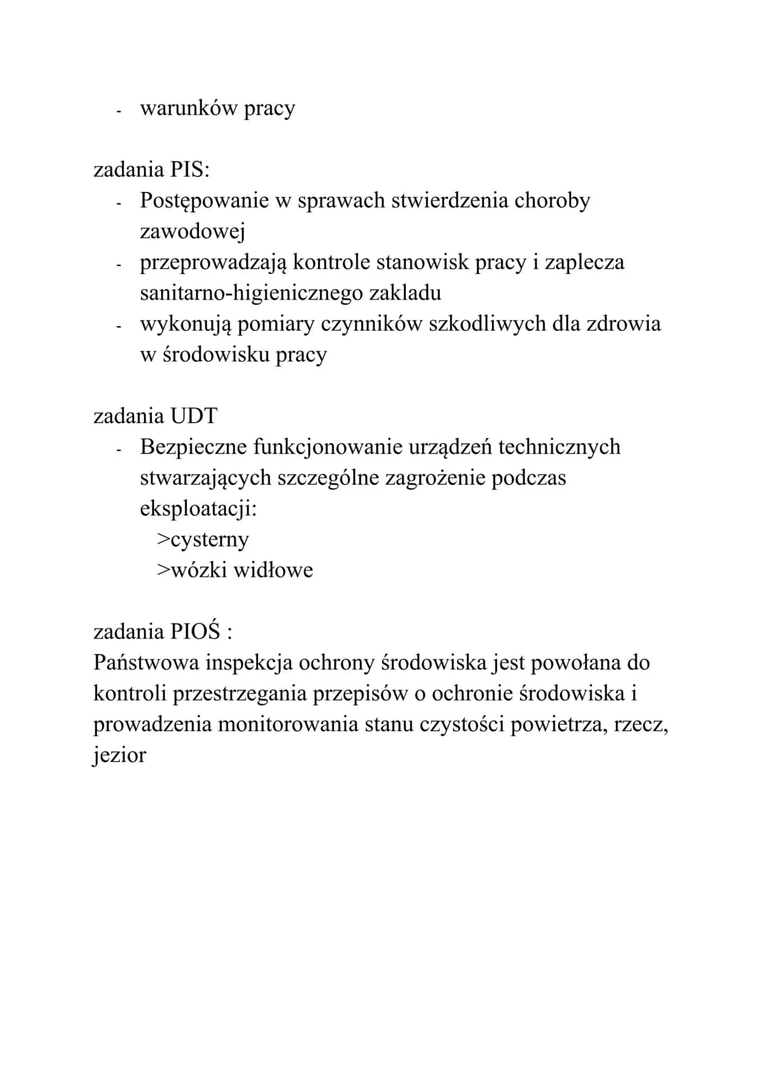 Prowadzenie działalności gospodarczej
Temat: Nadzór nad warunkami pracy
1. System nadzoru nad warunkami pracy jest regulowany
wieloma aktami