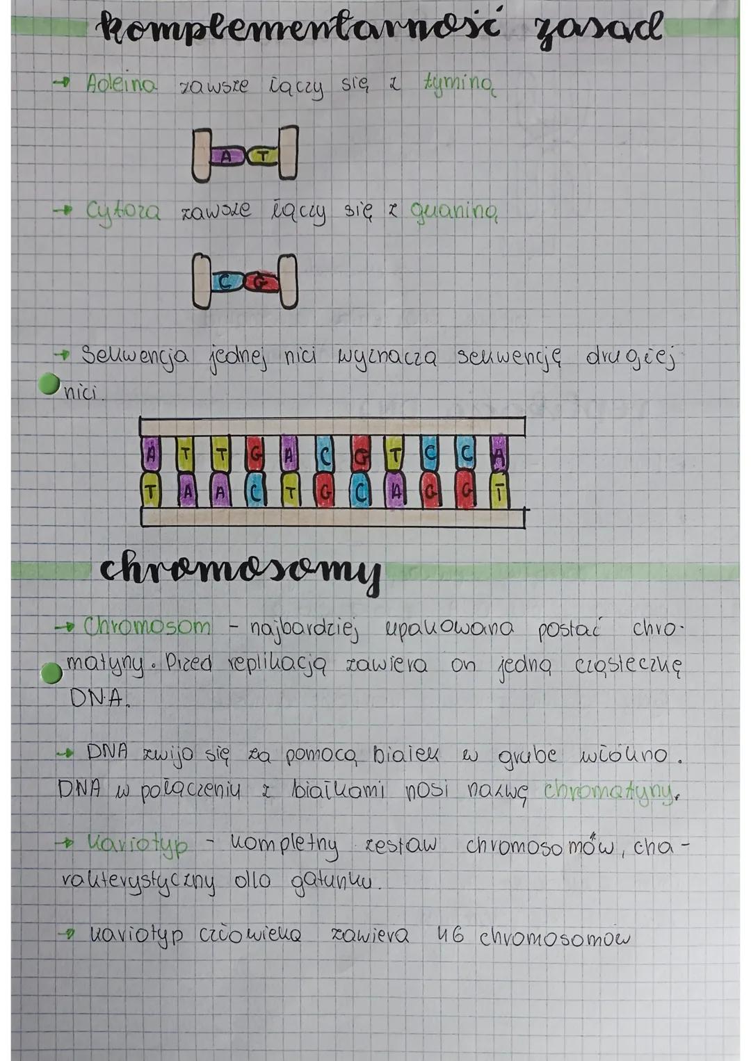 → Informacja genetyczna
dzicznych organizmu.
→ wwas deoksyrybony Weinowy (DNA)- material genetyczny,
ktory jest mośnikiem informacji genetyc
