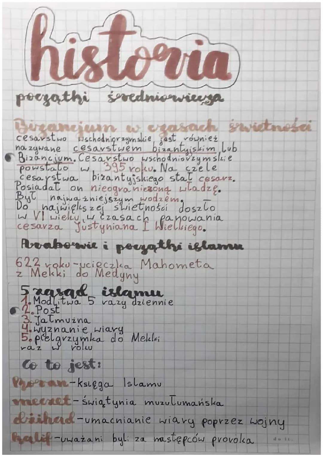 Początki średniowiecza