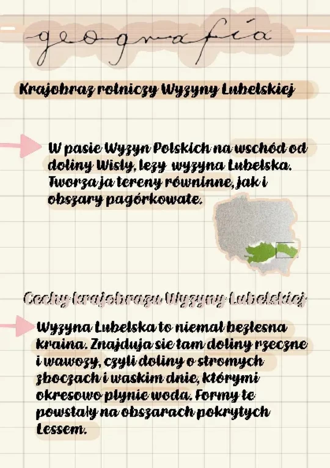 Geografia- Krajobraz rolniczy Wyżyny Lubelskiej 