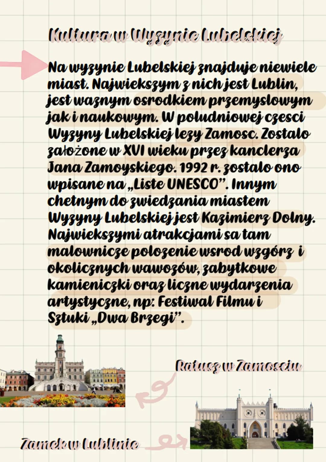 geografía
Krajobraz rolniczy Wyzyny Lubelskiej
W pasie Wyzyn Polskich na wschód od
doliny Wisly, lezy wyzyna Lubelska.
Tworza ja tereny równ
