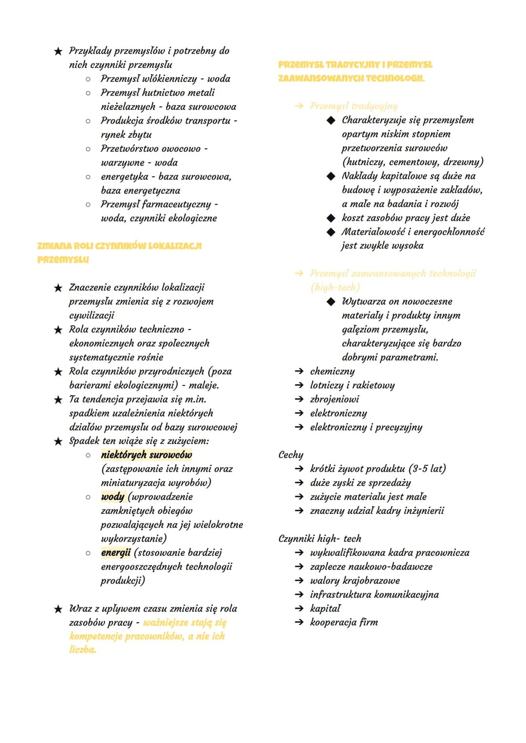 Dział produkcji materialnej, w którym
wydobywanie zasobów przyrody i
dostosowanie ich do potrzeb ludzi
odbywa się na dużą skalę, na zasadzie