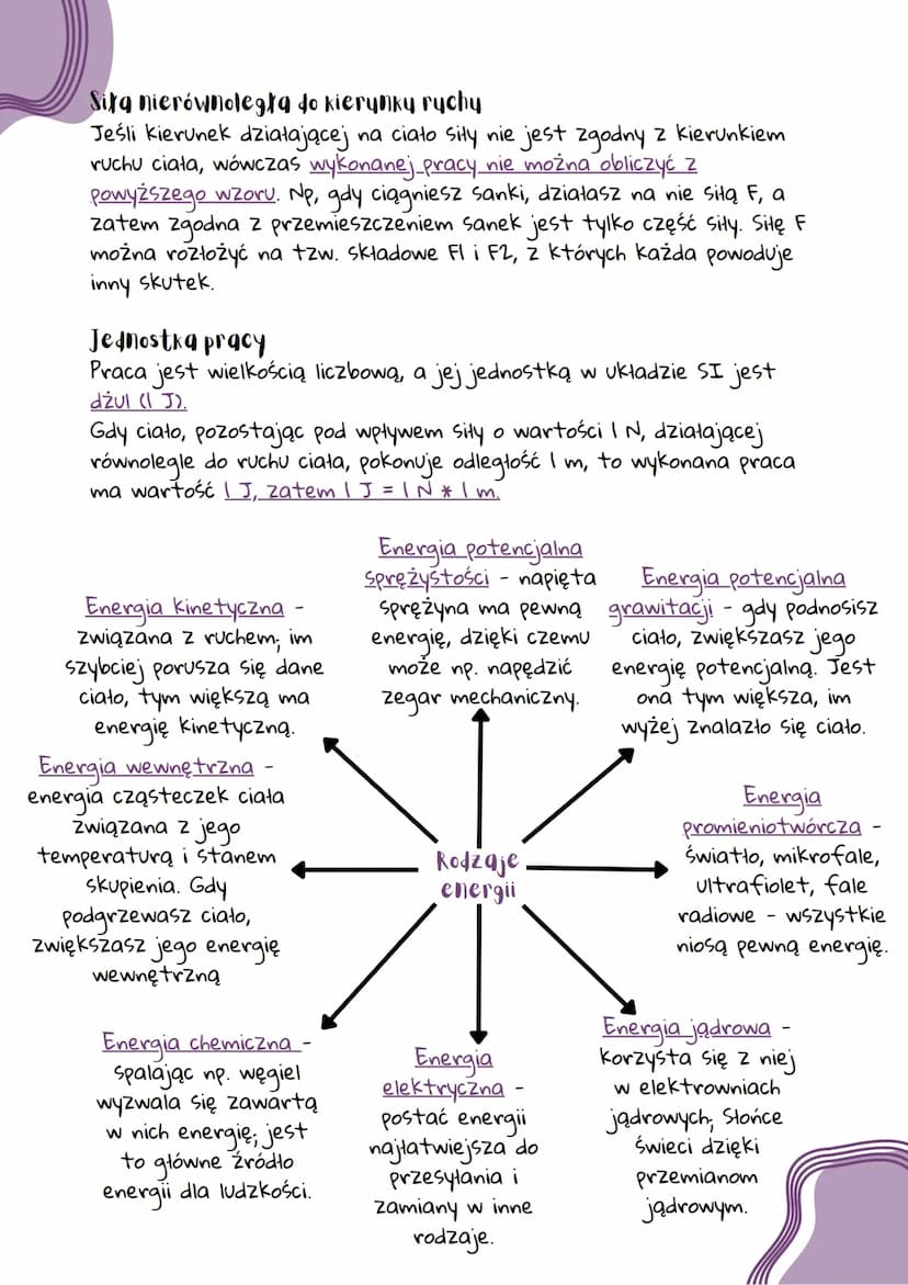 Energia i pracg
Formy energii
Energia może przyjmować różne formy. Z własnego doświadczenia
wiesz, że
• większość urządzeń w twoim domu dzia