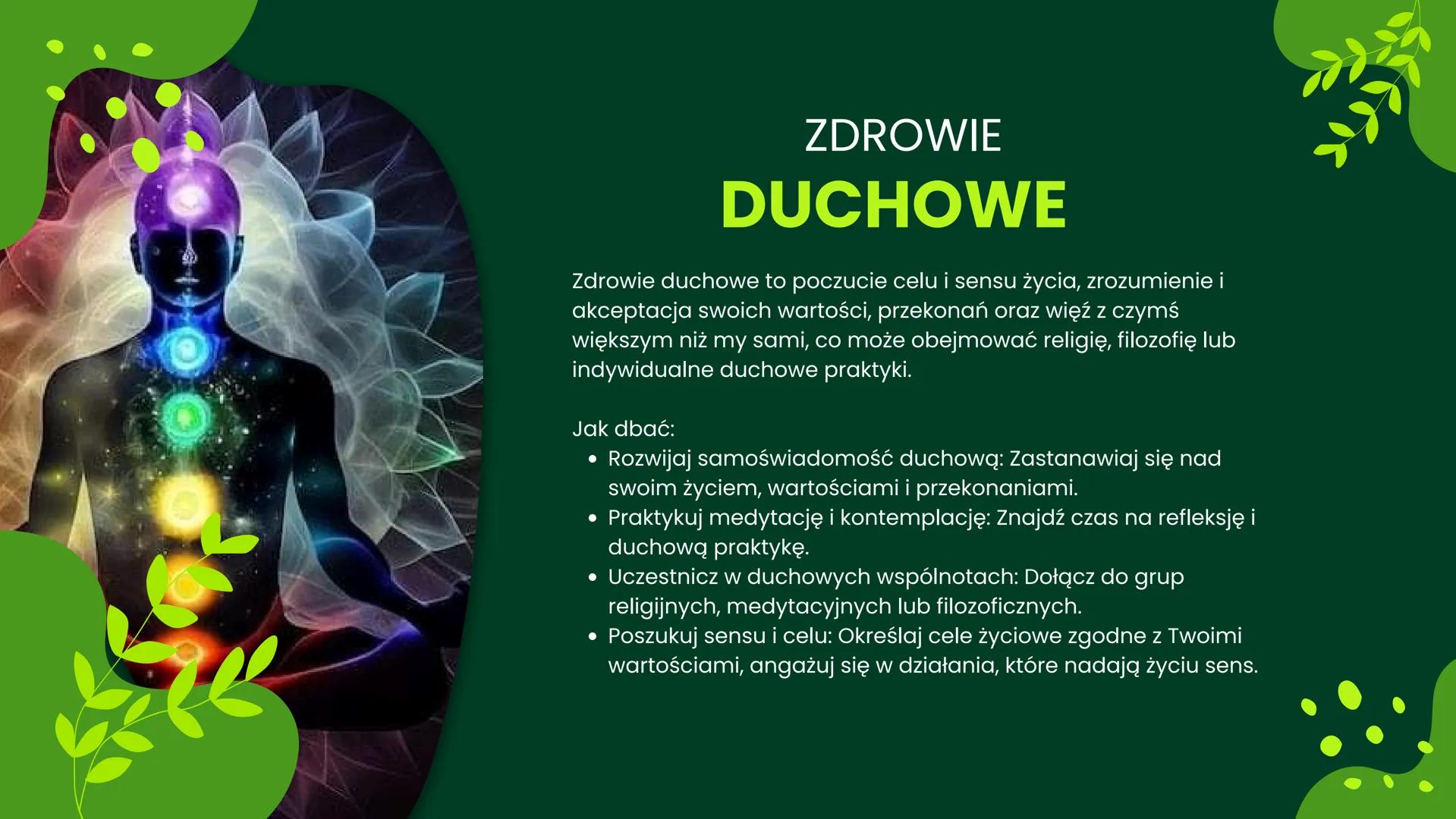 ZDROW
Twoje zdrowie jest w Twoich rękach 1.Definicja zdrowia
2. Podział zdrowia
• Zdrowie fizyczne
• Zdrowie psychiczne
Zdrowie emocjonalne
