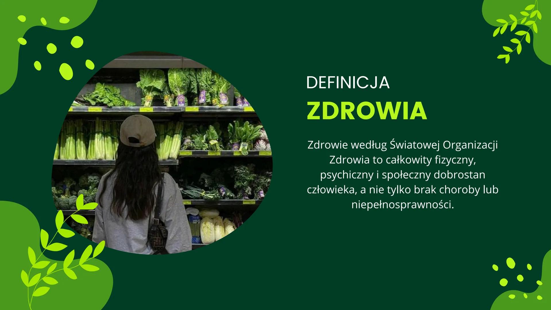 ZDROW
Twoje zdrowie jest w Twoich rękach 1.Definicja zdrowia
2. Podział zdrowia
• Zdrowie fizyczne
• Zdrowie psychiczne
Zdrowie emocjonalne
