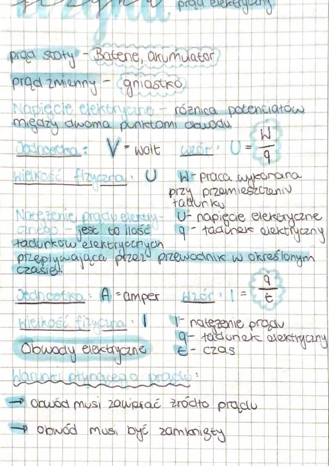 Podstawy Elektrotechniki: Prąd Elektryczny
