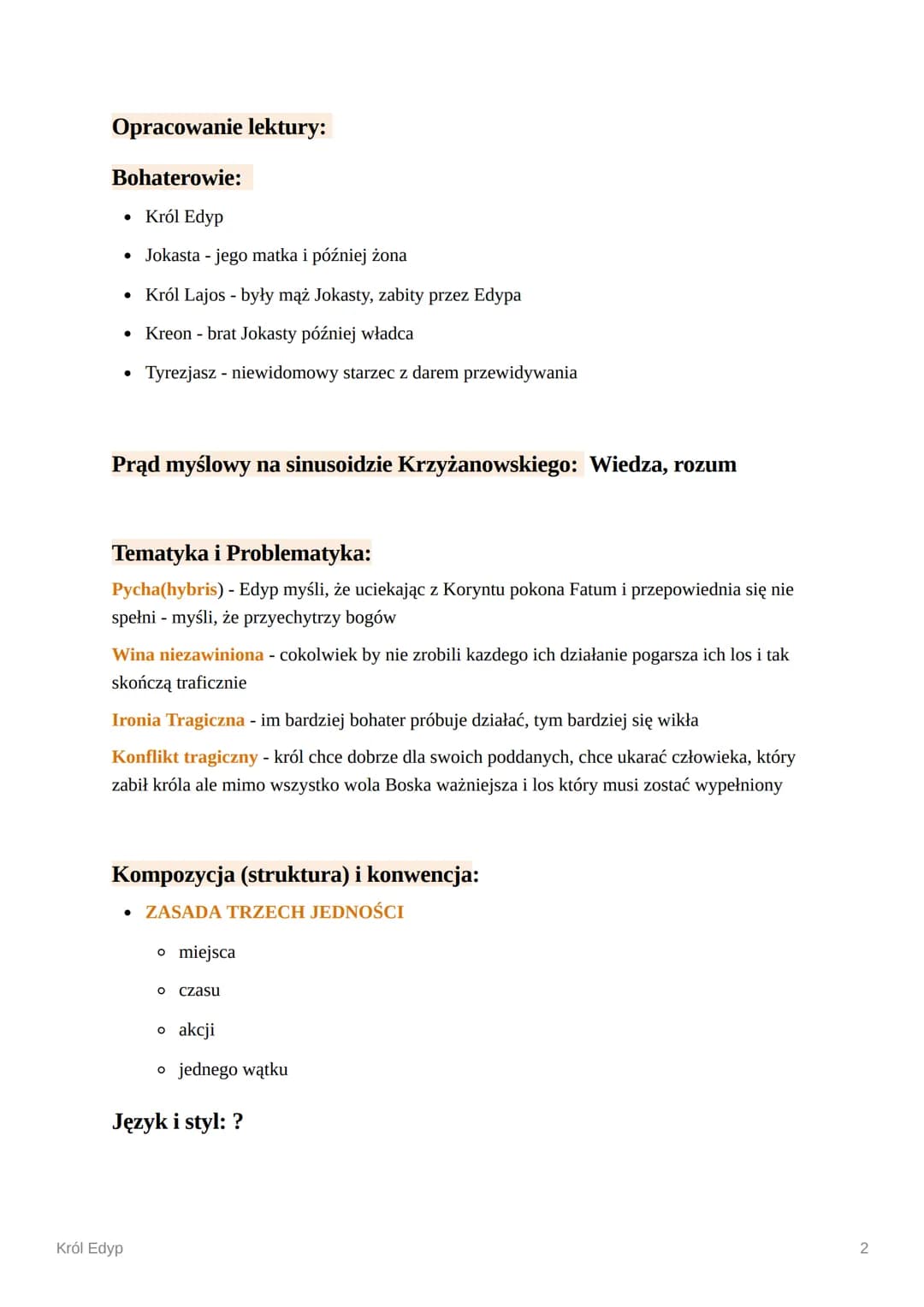Król Edyp
Tytuł: Król Edyp
Autor: Sofokles
Elementy bibliografii autora:
Epoka literacka: Antyk
Rodzaj literacki: liryka
Gatunek literacki: 