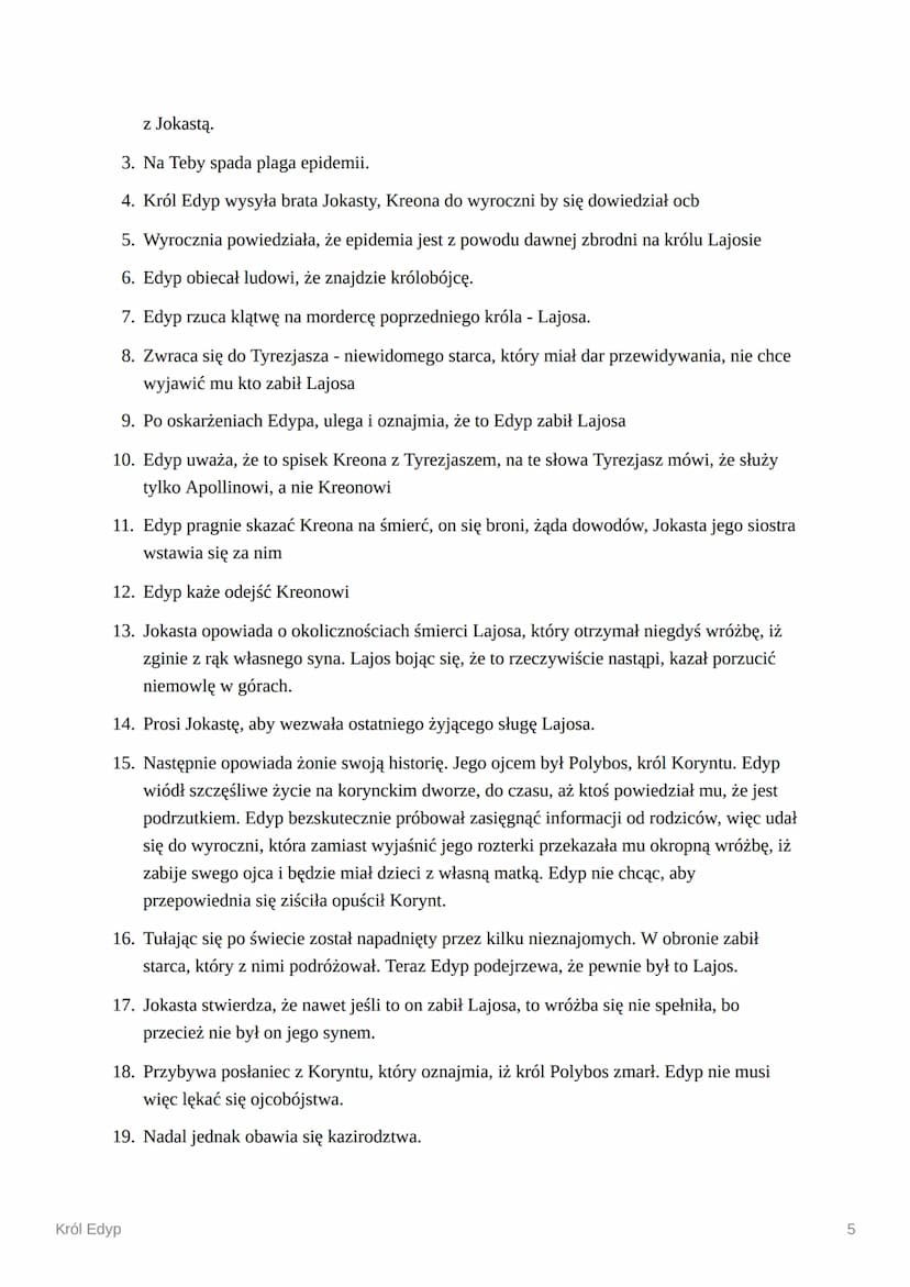 Król Edyp
Tytuł: Król Edyp
Autor: Sofokles
Elementy bibliografii autora:
Epoka literacka: Antyk
Rodzaj literacki: liryka
Gatunek literacki: 
