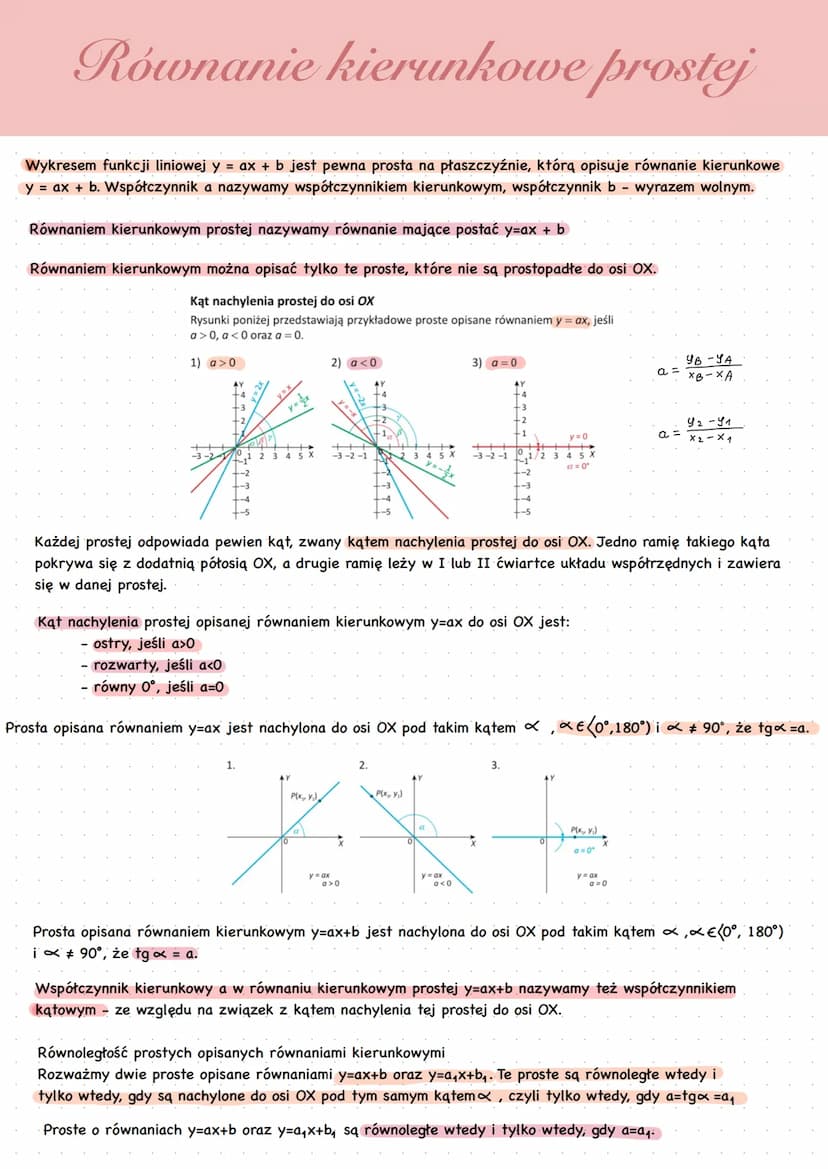 Odcinek w układzie współrzędnych
Geometria analityczna to dział matematyki, w którym podstawową rolę odgrywa układ współrzędnych na
płaszczy