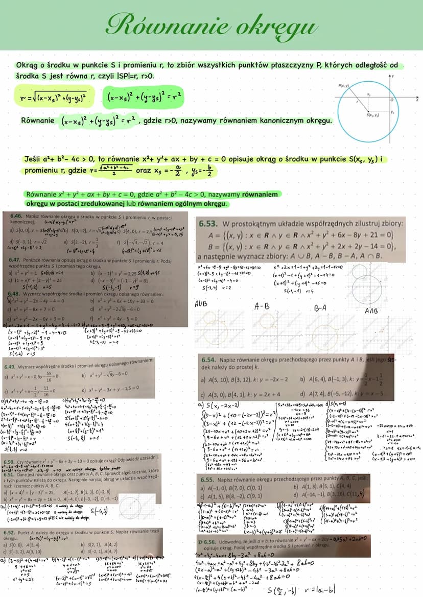 Odcinek w układzie współrzędnych
Geometria analityczna to dział matematyki, w którym podstawową rolę odgrywa układ współrzędnych na
płaszczy