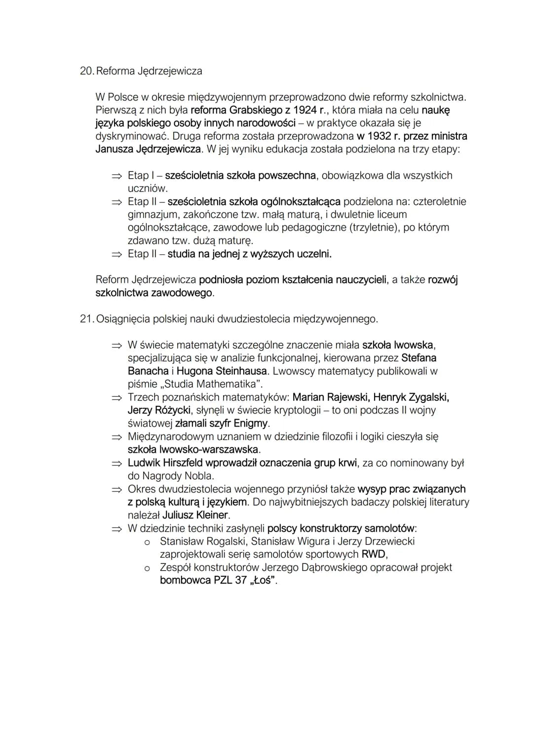 HISTORIA
II RZECZPOSPOLITA
1. 11 listopada 1918 r. - odzyskanie niepodległości.
W pierwszych dniach listopada armie państw centralnych były 