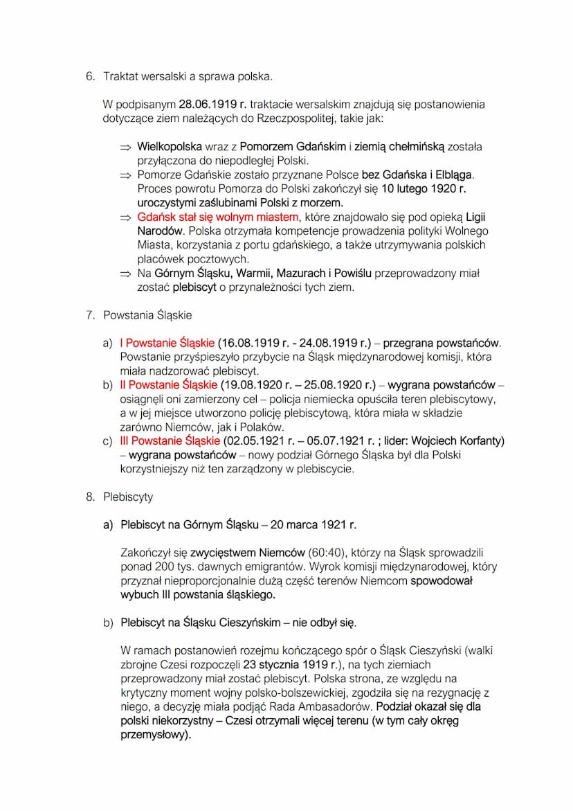 HISTORIA
II RZECZPOSPOLITA
1. 11 listopada 1918 r. - odzyskanie niepodległości.
W pierwszych dniach listopada armie państw centralnych były 