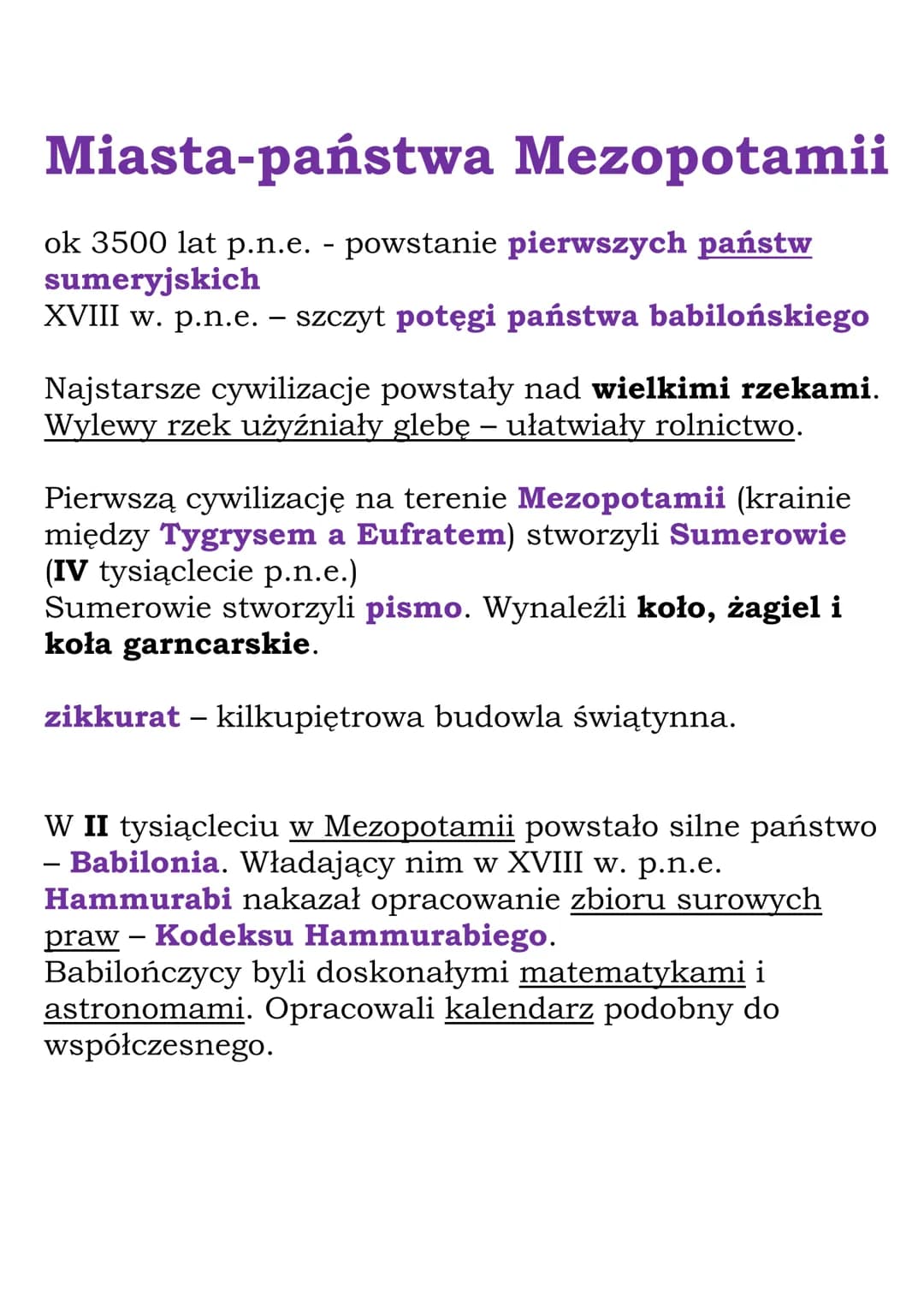 Pierwsze cywilizacje
powtórzenie
-
(Rozdział 1, NE 5)
Życie pierwszych ludzi
ok 200 tysięcy lat temu - pojawienie się człowieka
rozumnego
ok