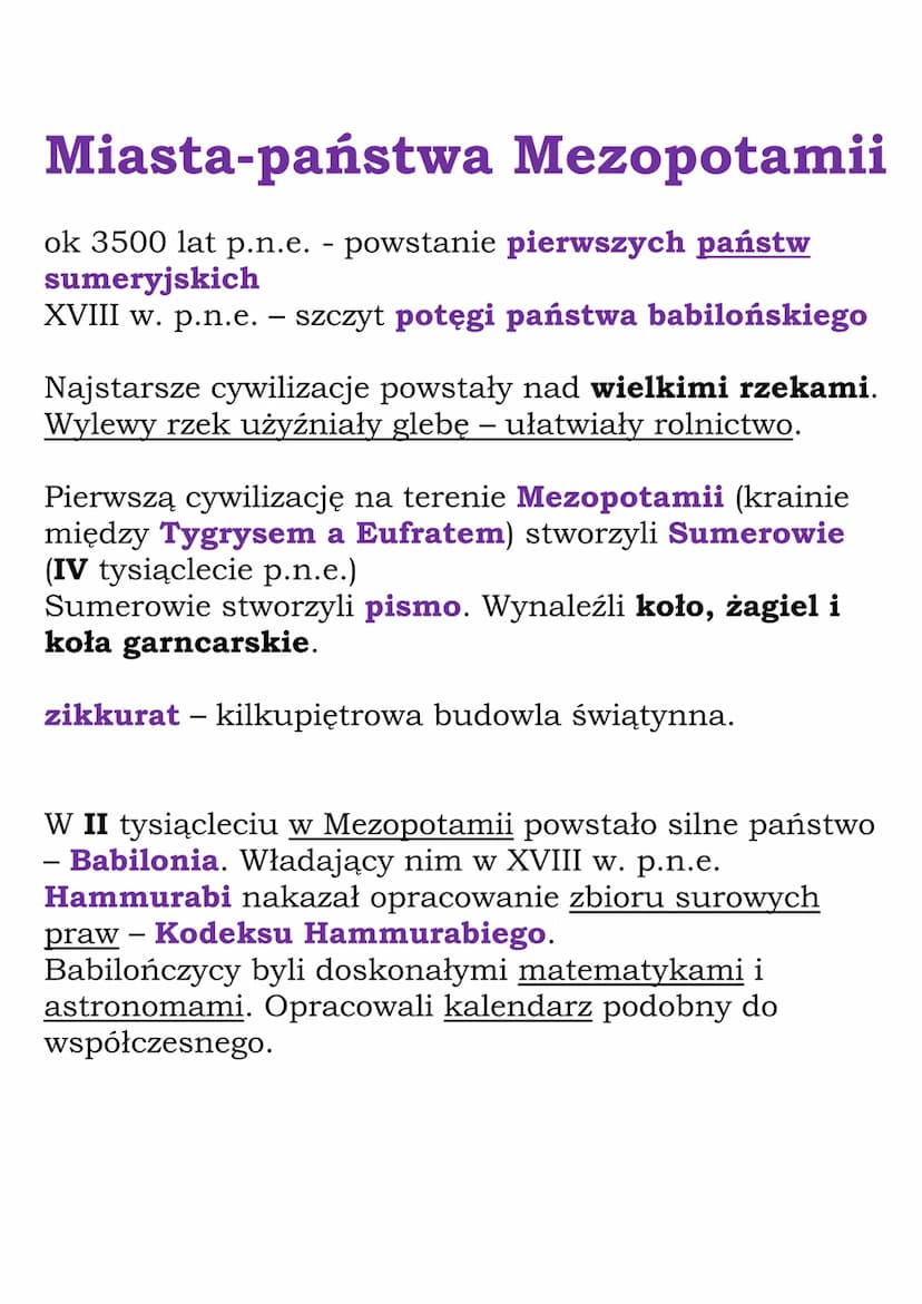 Pierwsze cywilizacje
powtórzenie
-
(Rozdział 1, NE 5)
Życie pierwszych ludzi
ok 200 tysięcy lat temu - pojawienie się człowieka
rozumnego
ok