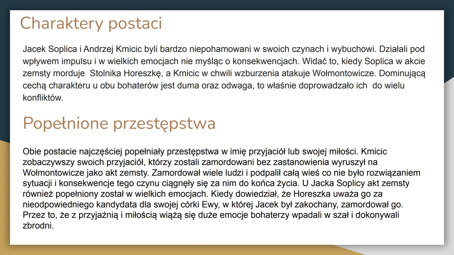 Losy Andrzeja Kmicica W Punktach Charakterystyka i losy Andrzeja Kmicica (Język polski) - Knowunity