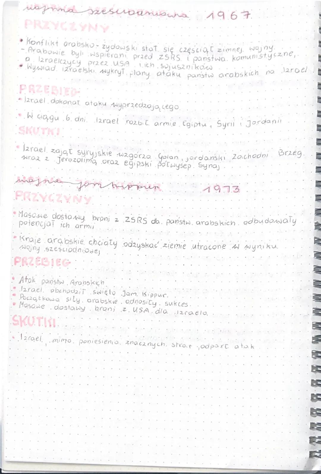 # KONFLIKT NA BLISKIM WSCHODZIE

Ruch syjonizmu - ruch głoszący potrzebę
utworzenia
zydowskiego państwa w. Palestynie w. XIXw.

LW 1947r. Zg