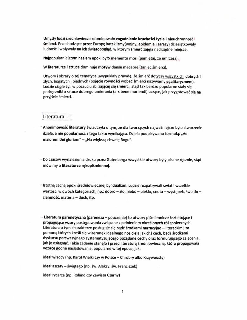 Średniowiecze
Wieki średnie, czyli okres pomiędzy starożytnością a renesansem. Czas trwania:
4761492
(upadek Cesarstwa Zachodniorzymskiego) 