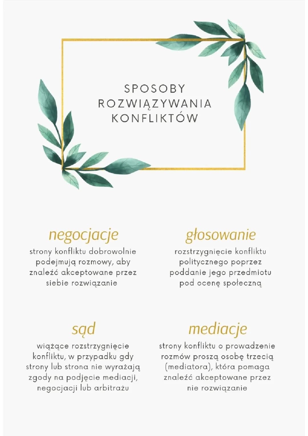 Style i Sposoby Rozwiązywania Konfliktów: PDF, Test i Przykłady