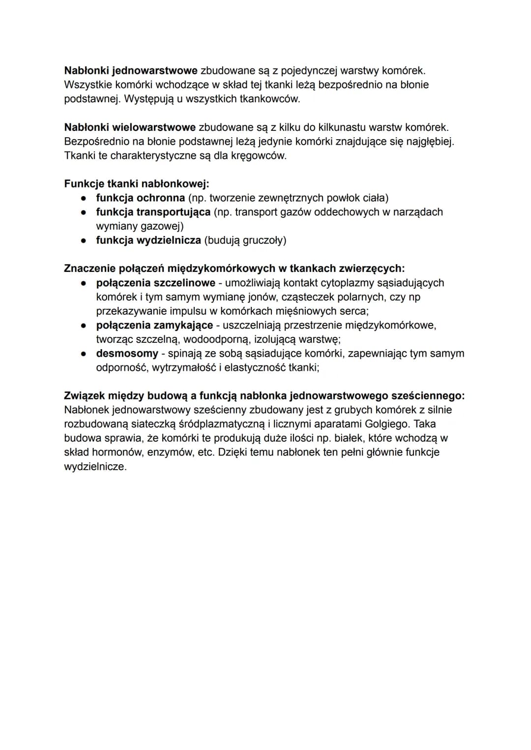 Tkanki pierwotne, czyli listki zarodkowe, formują się podczas wczesnych etapów
rozwoju zarodkowego. W późniejszych etapach powstają z nich:
