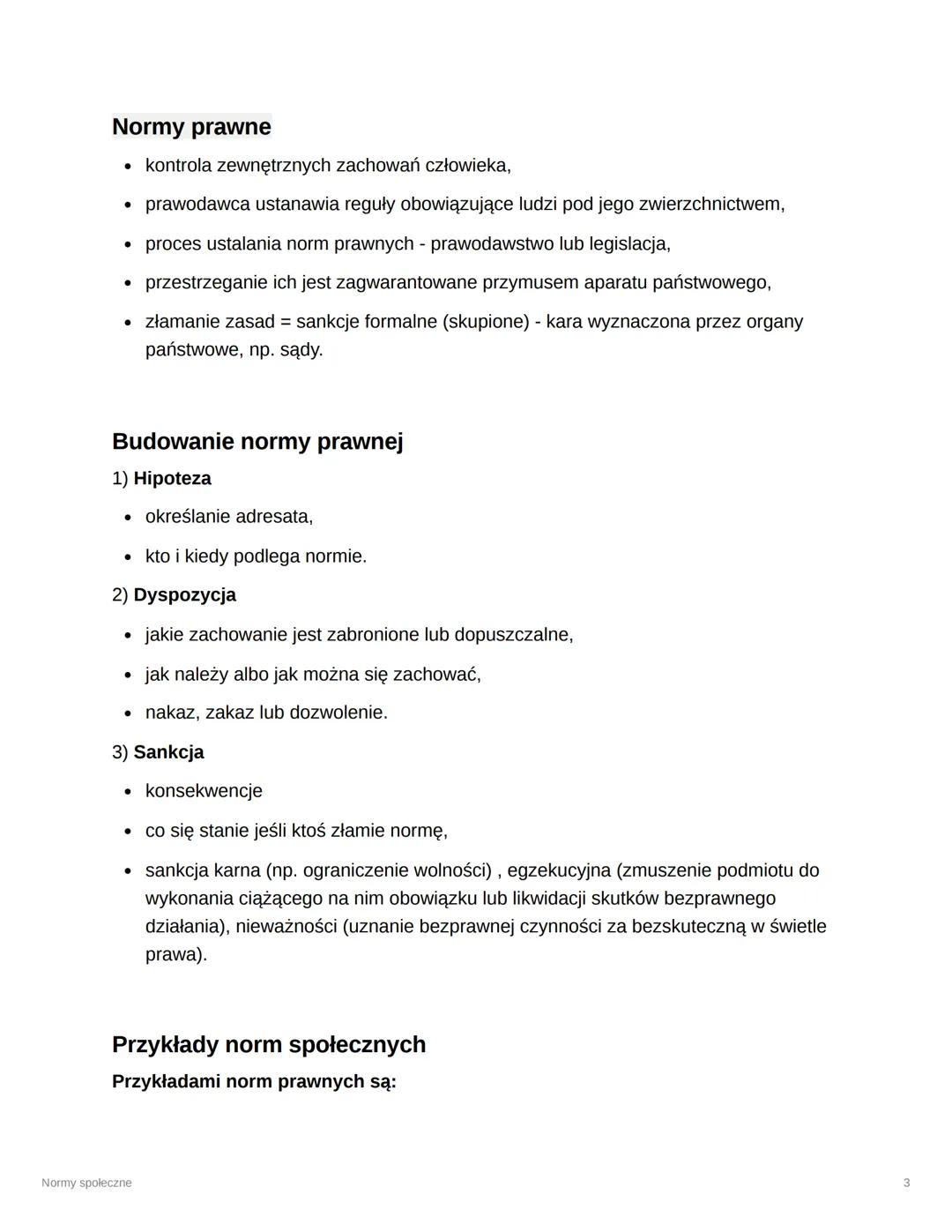 ji
Normy społeczne
Ⓒ Klasa
Reviewed
Klasa 3
Normy moralne
• mogą wywodzić się z systemów etycznych,
• bardzo ogólne i niesformalizowane (nie