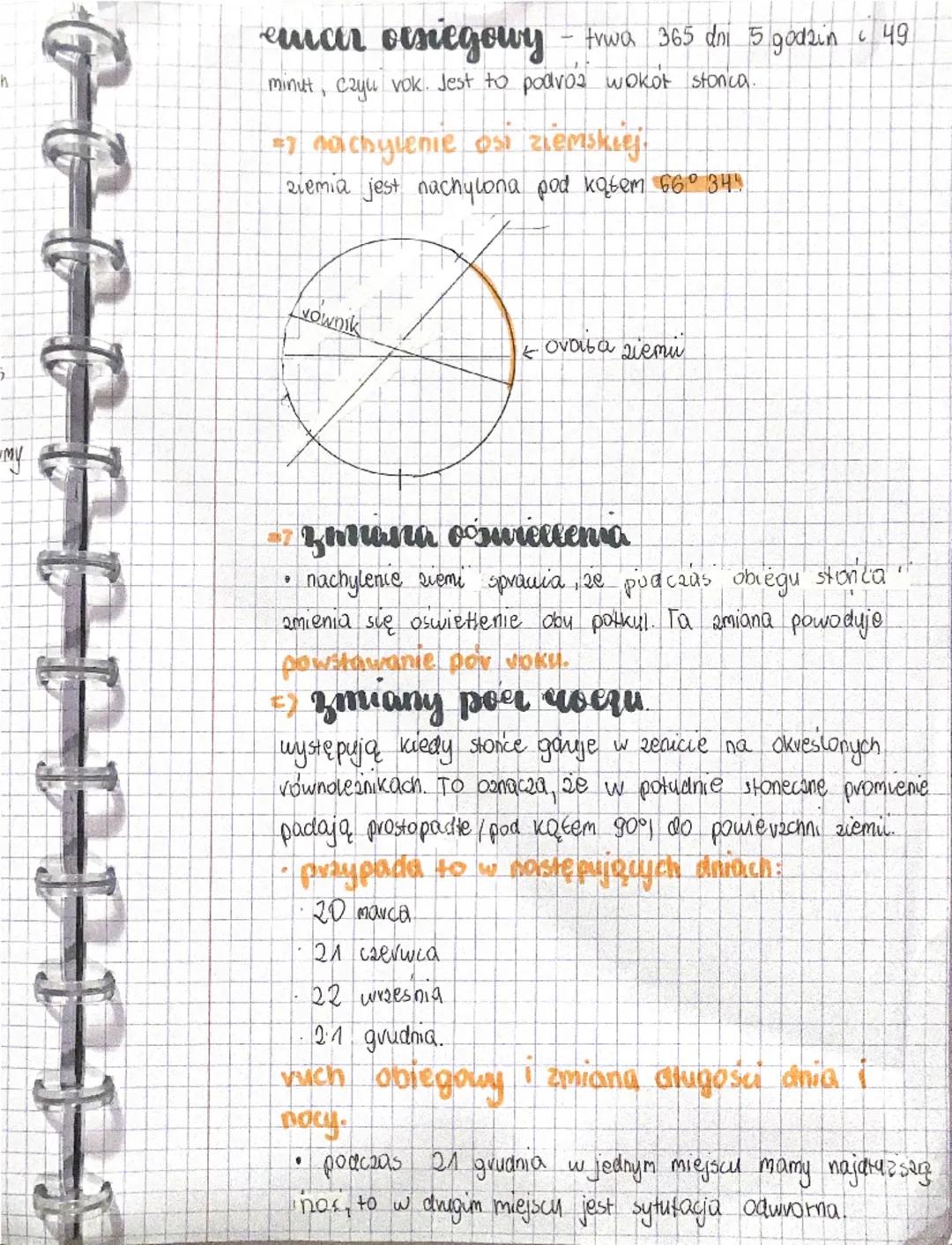 geografia

mer
obrotowy i obiegowy
zierni

=> Diemia obraca się o $360^\circ$w ciągu 24 godzin wyle
doby. Czylu w ciągu godziny o $150$.

na
