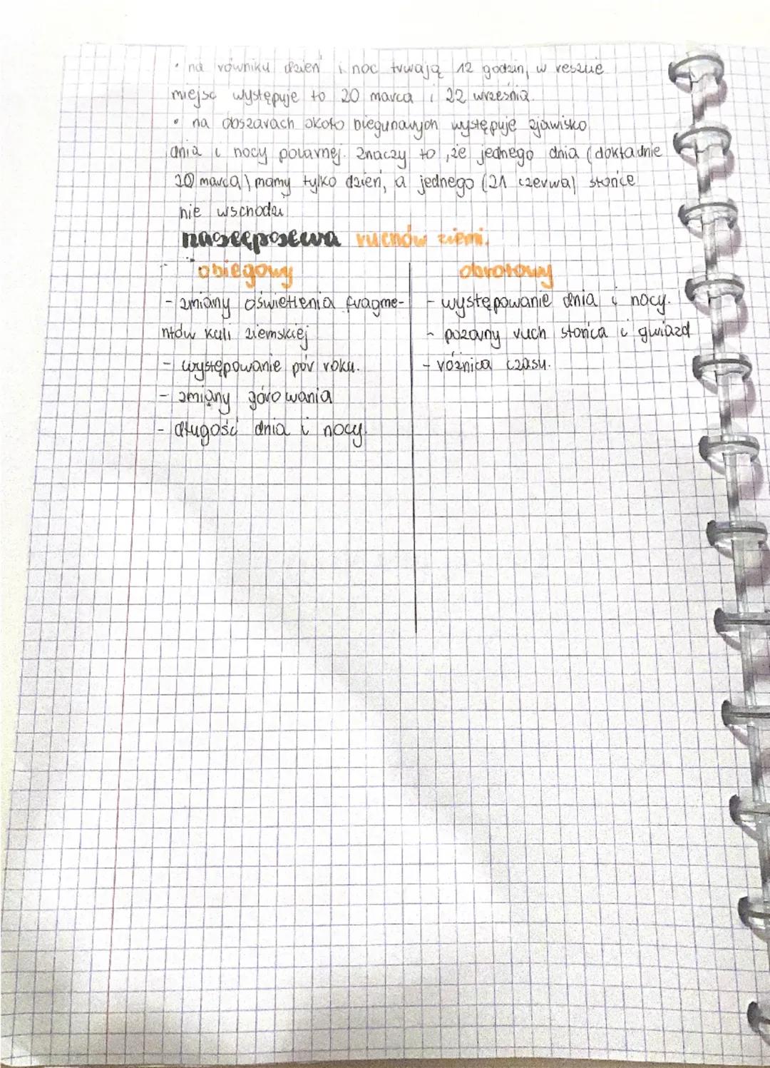 geografia

mer
obrotowy i obiegowy
zierni

=> Diemia obraca się o $360^\circ$w ciągu 24 godzin wyle
doby. Czylu w ciągu godziny o $150$.

na