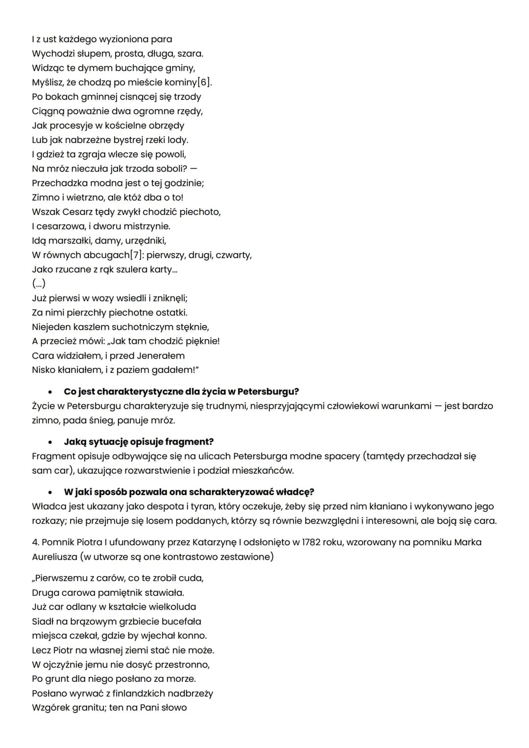 Ustęp (wydzielona część tekstu lub utworu muzycznego)
epicki poemat opisowy
●
Obraz despoty w Ustępie II części Dziadów
●
wierszowany
klasyc