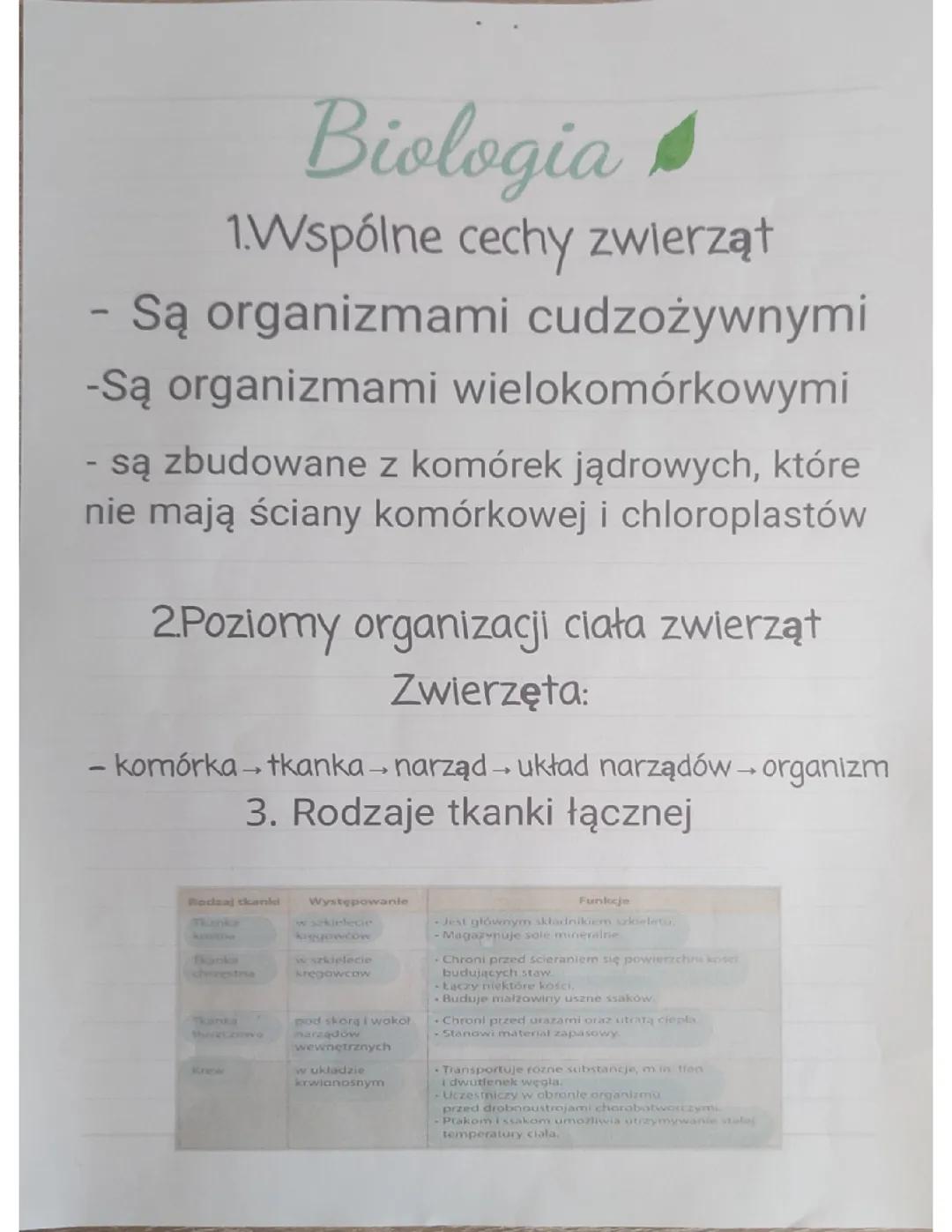 Biologia - Kluczowe Informacje o Świecie Zwierząt