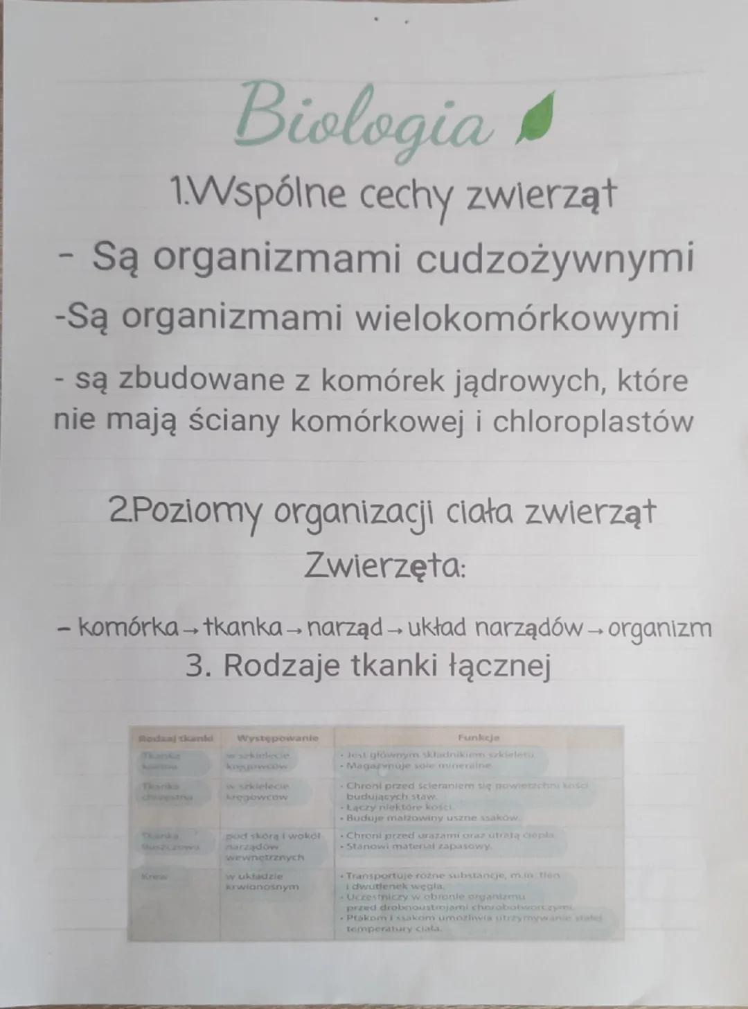 -
Biologia
1.Wspólne cechy zwierząt
Są organizmami cudzożywnymi
-Są organizmami wielokomórkowymi
- są zbudowane z komórek jądrowych, które
n