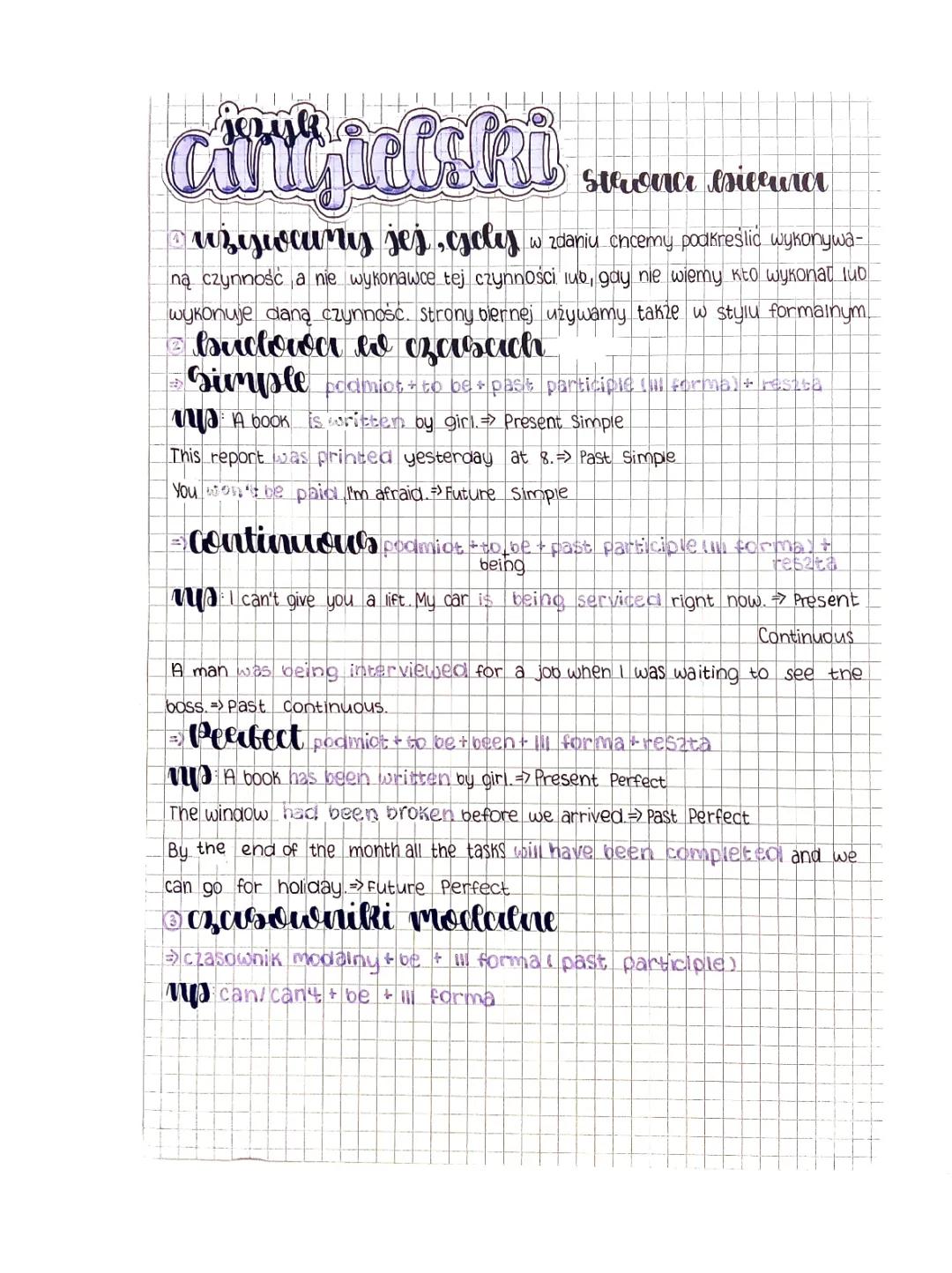 Wszystko o Stronie Biernej w Języku Angielskim