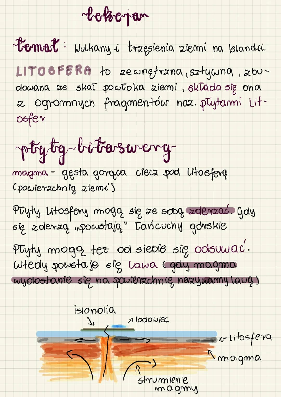 Islandia- wulkany i trzęsienia ziemi
