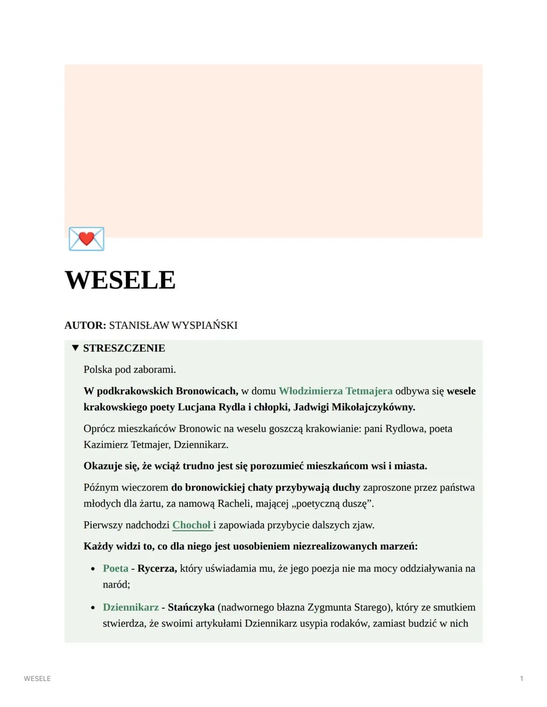 WESELE | OPRACOWANIE SZCZEGÓŁOWE 