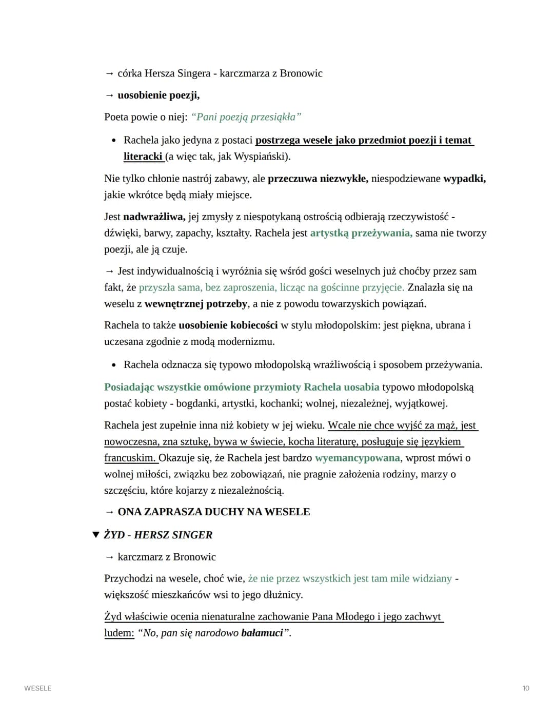 WESELE
WESELE
AUTOR: STANISŁAW WYSPIAŃSKI
▼ STRESZCZENIE
Polska pod zaborami.
W podkrakowskich Bronowicach, w domu Włodzimierza Tetmajera od