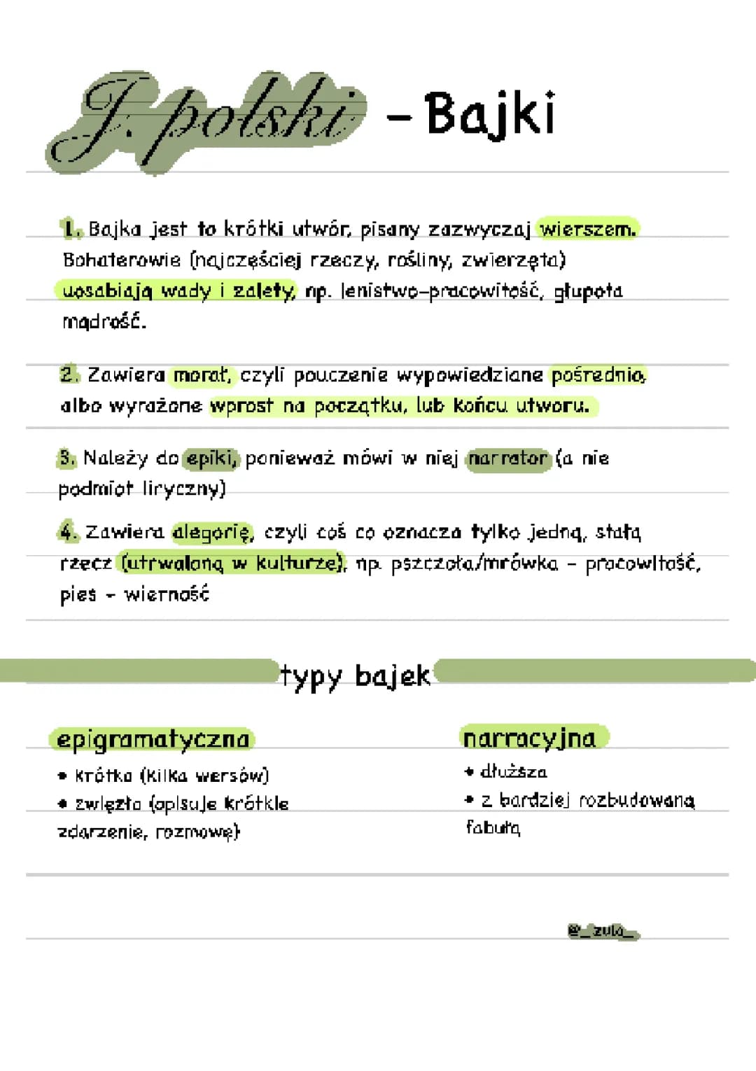 Język polski - bajka 