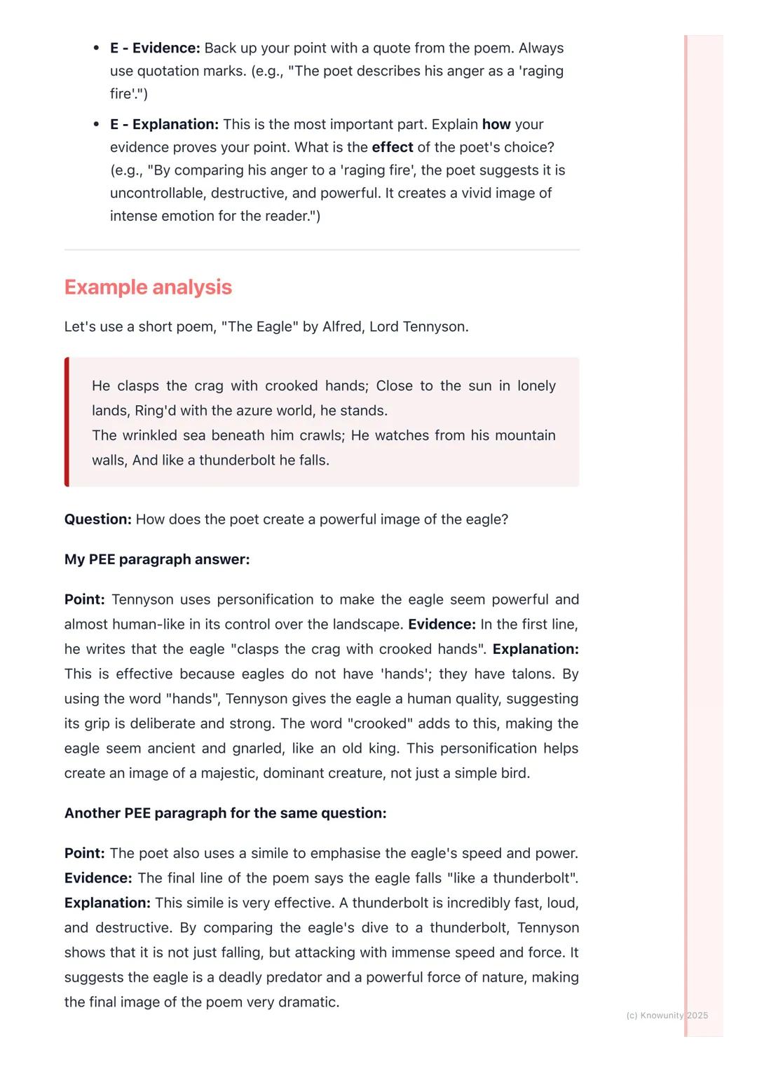 Poetry Analysis

Introduction to poetry analysis

Poetry analysis is about looking closely at a poem to understand it better. It's
not just 